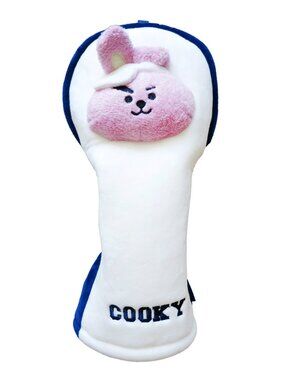 NEW BTS BT21 Authentic GOLF COOKY Hole In One Edition Plush Wood Hybrid Cover